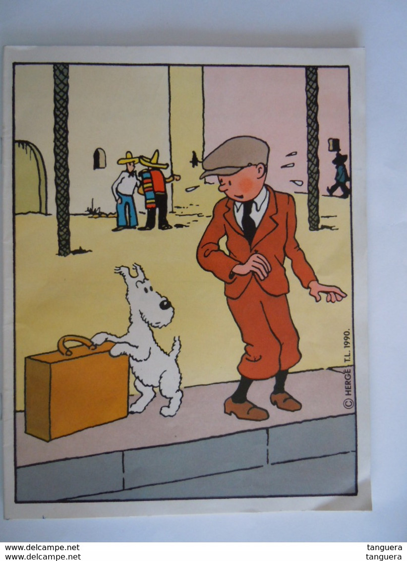 Kuifje Tintin Schrift Cahier 1990 Gebruikt Usé - Kuifje