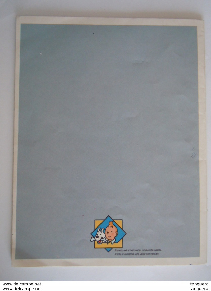 Kuifje Tintin Schrift Cahier 1990 Gebruikt Usé - Kuifje