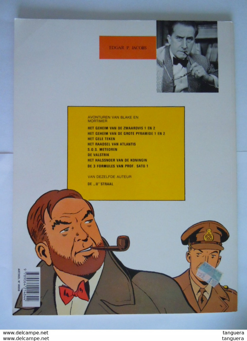 Blake En Mortimer De 3 Formules Van Prof. Sato E. Jacobs 1981 Nieuwstaat Herdruk 1te Met Nieuw Logo Uitgever Lombard SC - Autres & Non Classés