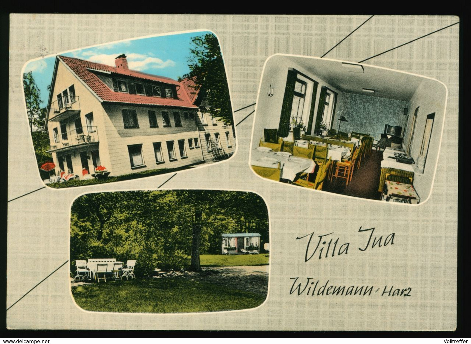 Orig. AK 60er Jahre, Mehrbild, Villa Ina Wildemann Harz - Wildemann