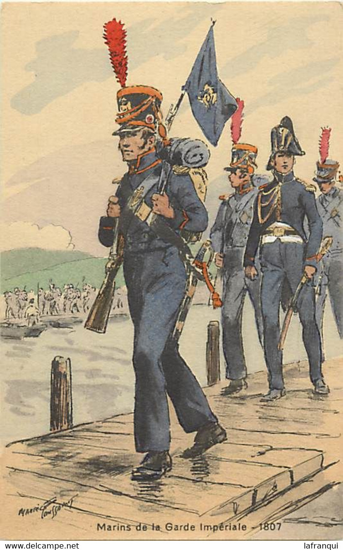 Themes Div-ref KK635-militaires Militaria -regiments -uniformes -illustrateur Maurice Toussaint -marins Garde Imperiale - Uniformes