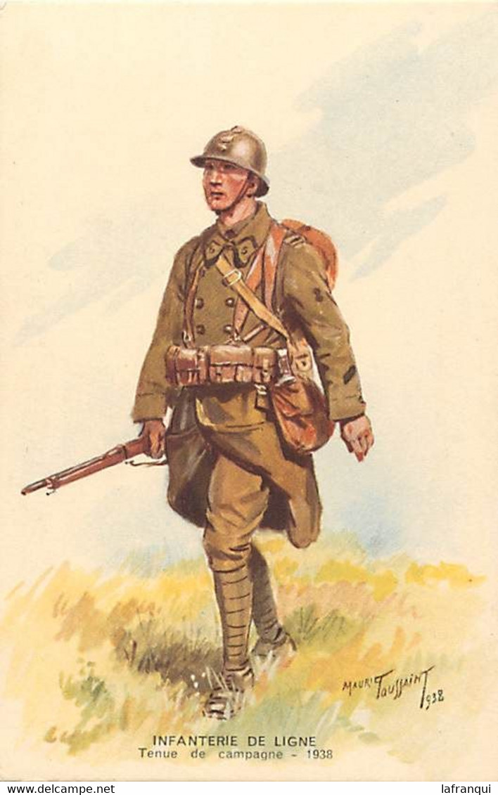 Themes Div-ref KK631-militaires Militaria -regiments -uniformes -illustrateur Maurice Toussaint -infanterie De Ligne - - Uniformes