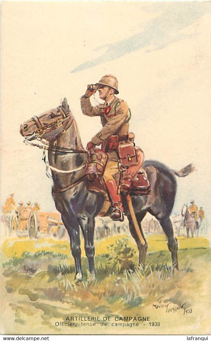 Themes Div-ref KK629-militaires Militaria -regiments -uniformes -illustrateur Maurice Toussaint -artillerie Campagne - Uniformes