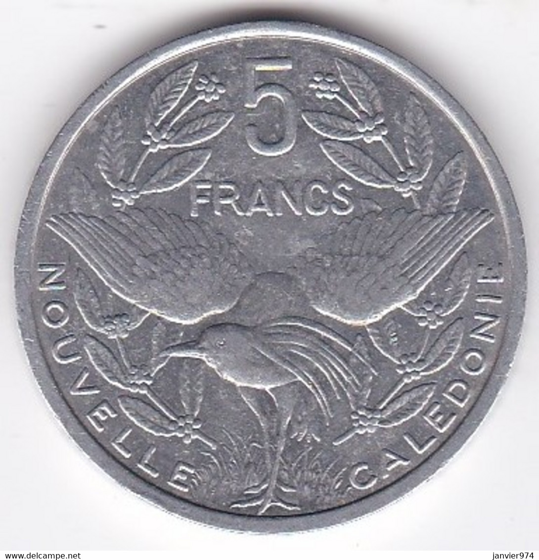 Nouvelle-Calédonie . 5 Francs 1986, En Aluminium - New Caledonia