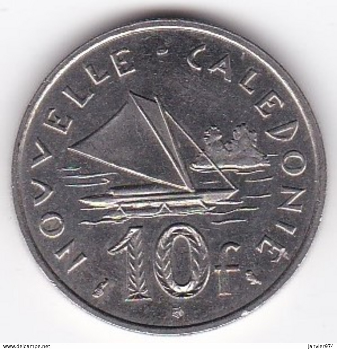 Nouvelle-Calédonie. 10 Francs 1970. En Nickel - New Caledonia