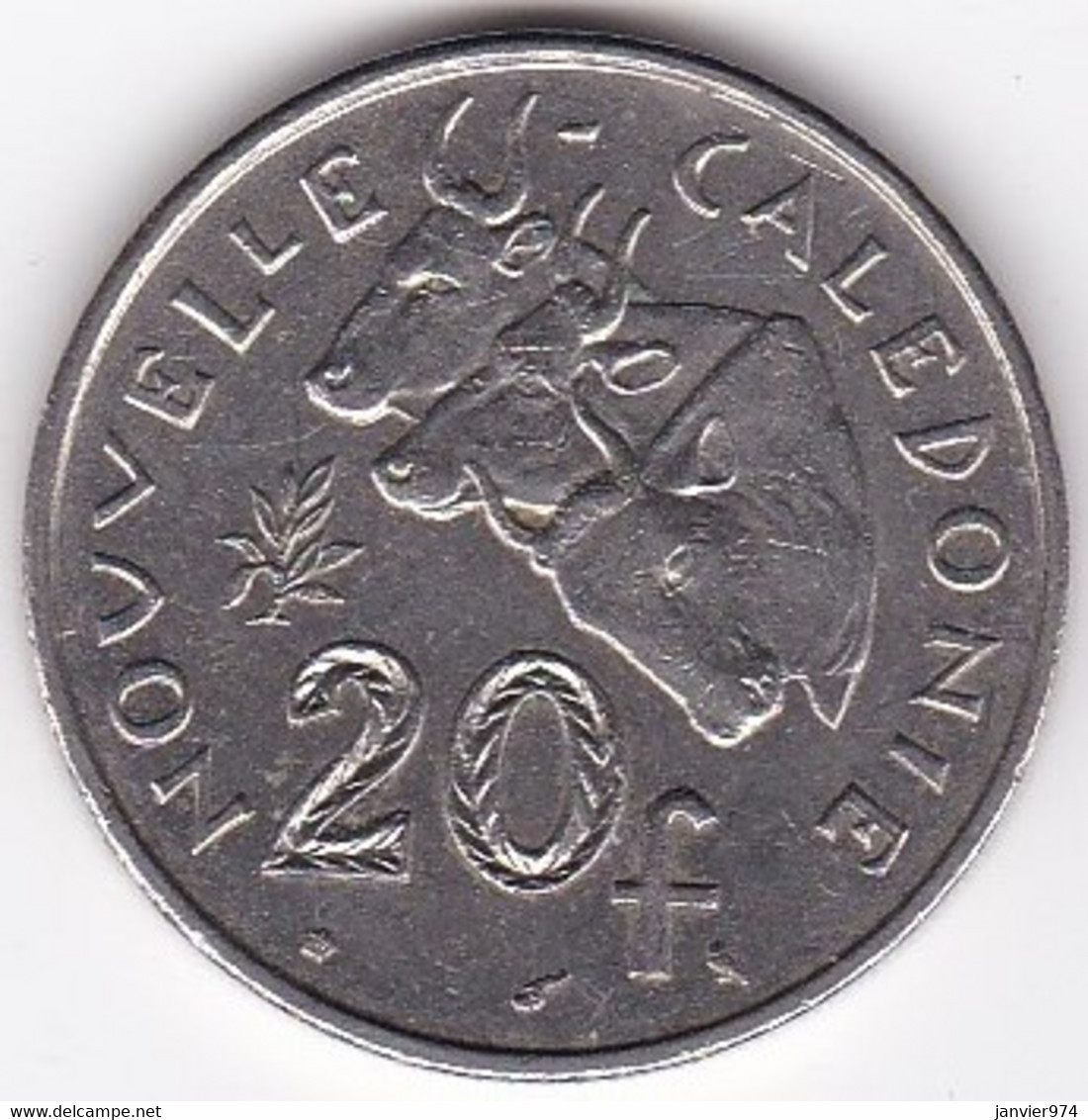 Nouvelle-Calédonie. 20 Francs 1970. En Nickel - Nouvelle-Calédonie