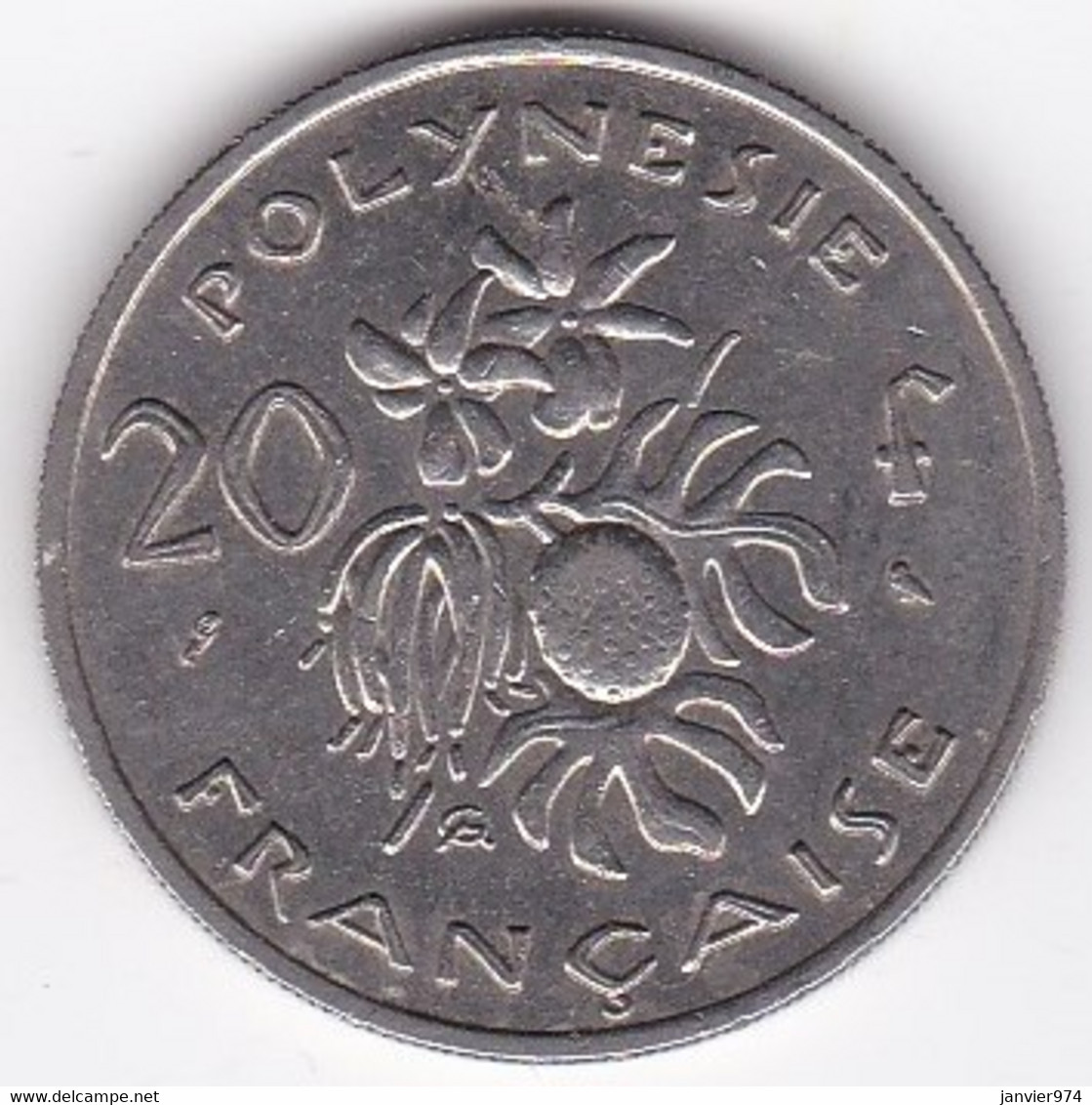 Polynésie Française. 20 Francs 1967, En Nickel - Polinesia Francesa