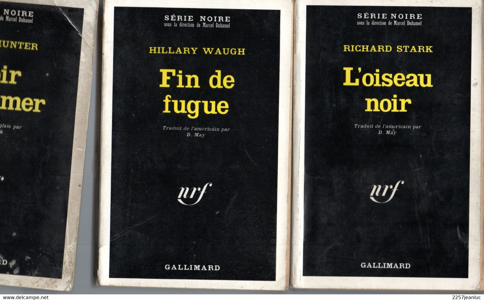 3 Romans  Serie Noire  - Editions Gallimard  N: 1370 1382 Et 1401 Titres Divers Des Années 1970/71 - Novelas Negras