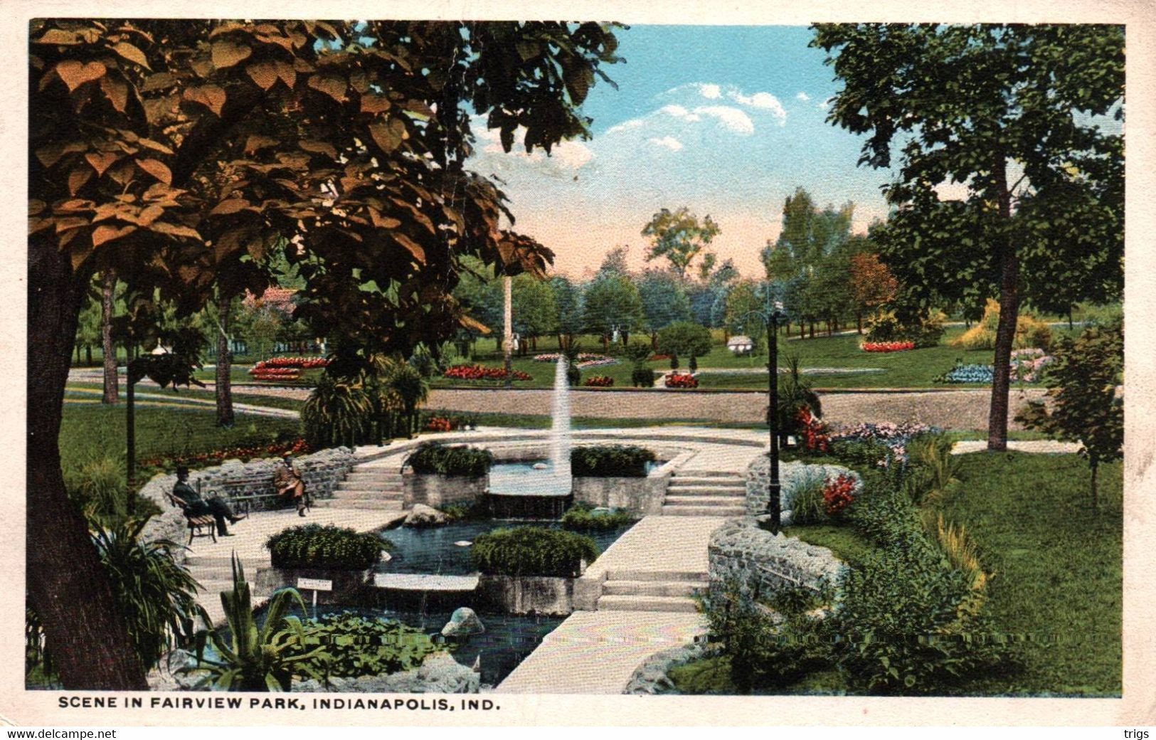 Indianapolis - Scene In Fairview Park - Indianapolis