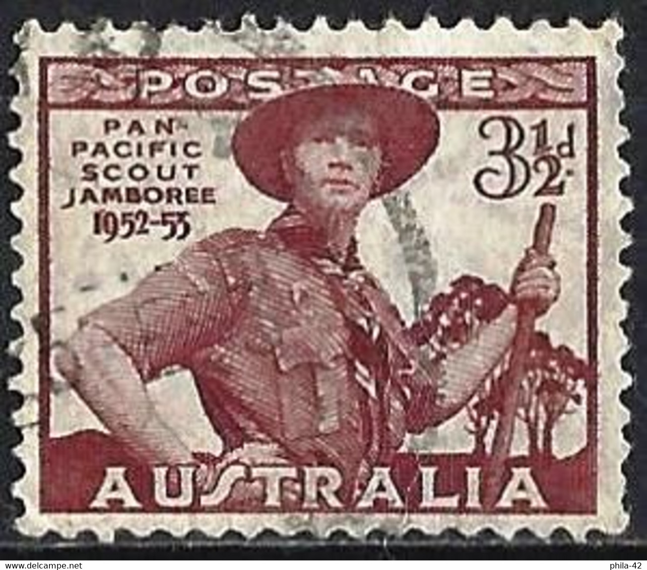 Australia 1952 - Mi 222 - YT 189 ( Pan-Pacific Scout Jamboree ) - Gebraucht