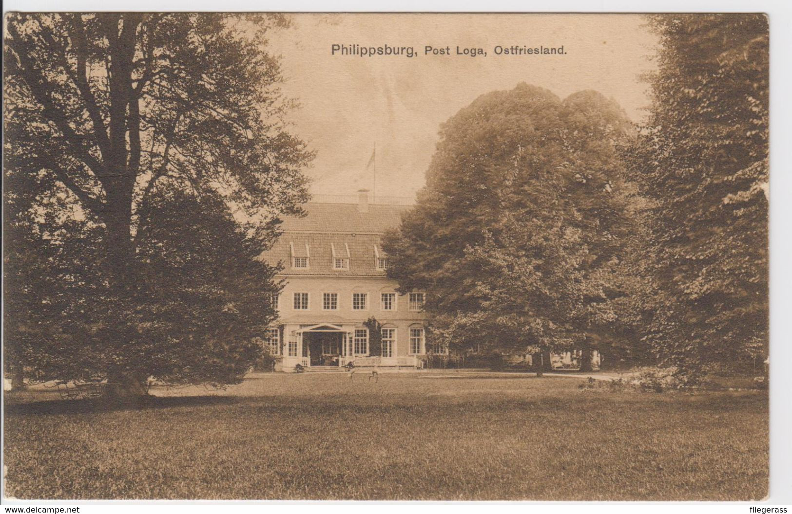 AK Philippsburg Bei Leer (Ostfriesland) - Post Loga - Evenburg, Schloss Gödens - Leer