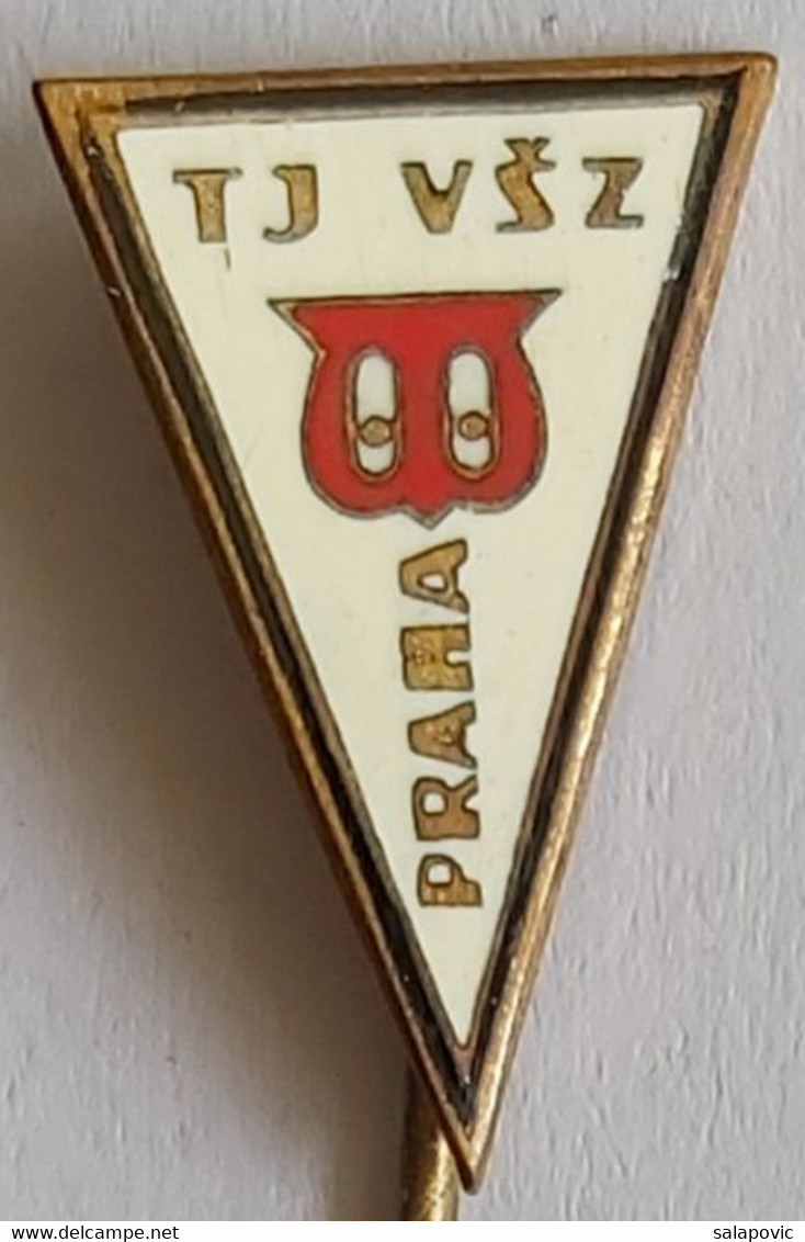 TJ VŠZ Praha Czech Republic football Soccer Club Fussball Calcio Futbol Futebol PINS BADGES A4/4 - Football