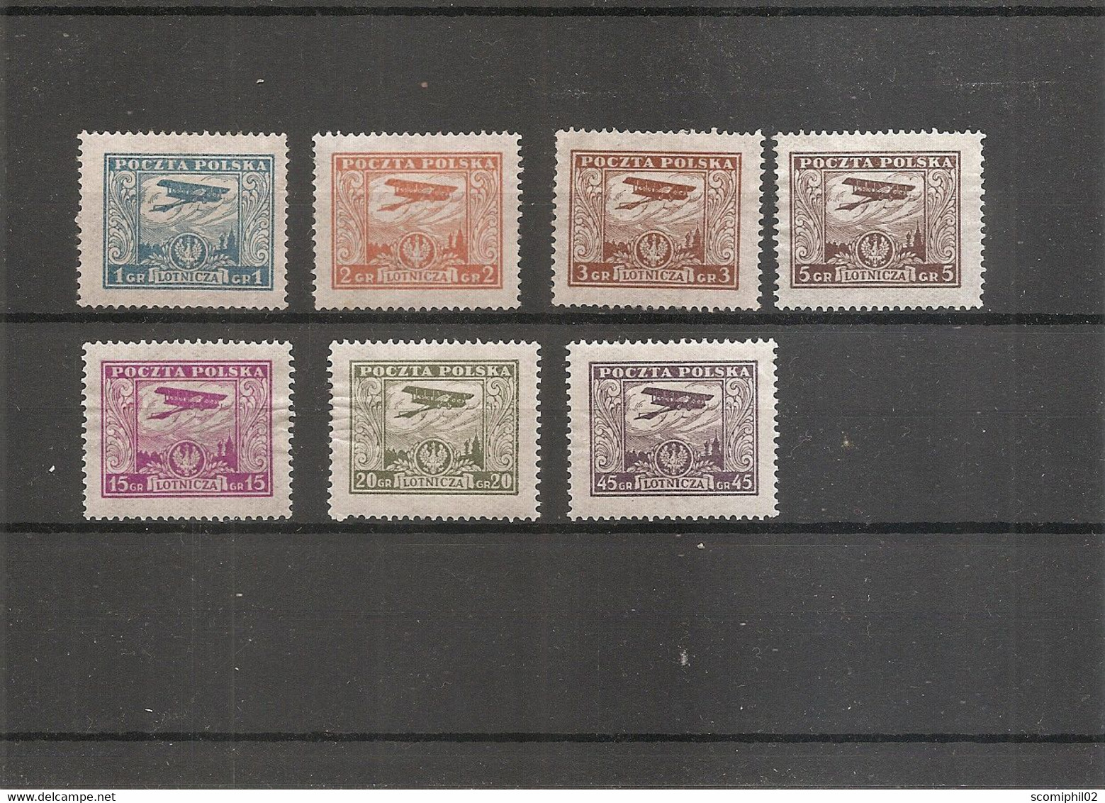 Pologne ( Lot De 7 Timbres Différents De PA X -MH ) - Neufs