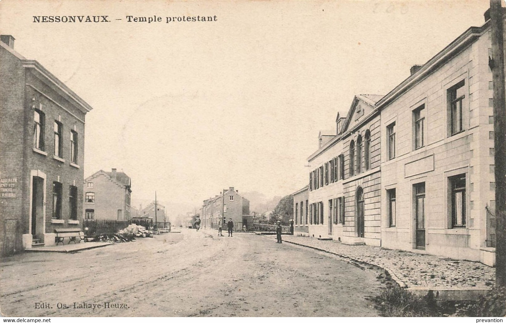NESSONVAUX - Temple Protestant - Carte Circulé En 1908 - Trooz