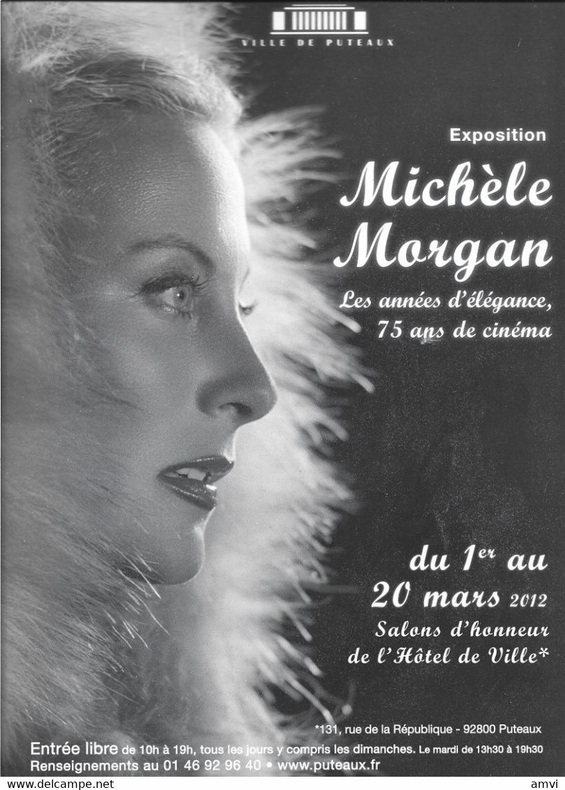 22-3 - 670 Mars 2012 Dossier De Presse Exposition Michele Morgan Vile De Puteaux - Programmes