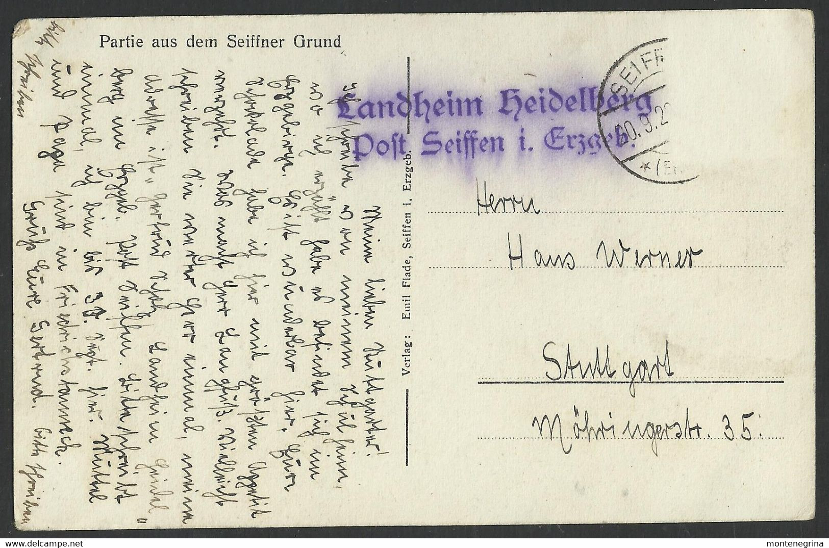 SEIFFEN - Partie Aus Dem Seiffener Grund - Old Postcard (see Sales Conditions) 05786 - Seiffen