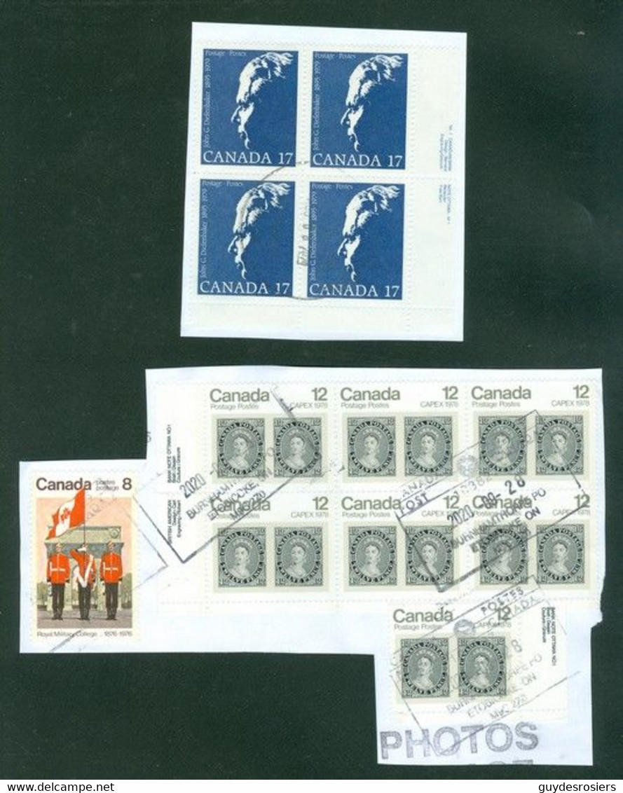 Timbres Canadiens Variés, Usagés Sur Enveloppe / Various Canadian Stamps, Used On Envelope (9183) - Autres & Non Classés