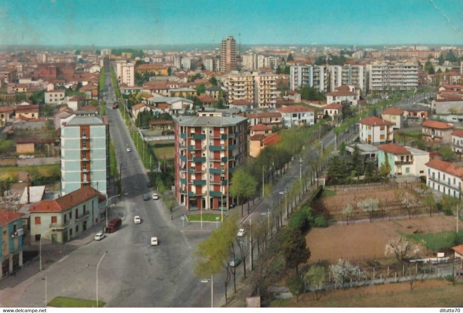 Busto Arzizio - Panorama - Formato Grande Viaggiata Mancante Di Affrancatura – FE390 - Busto Arsizio