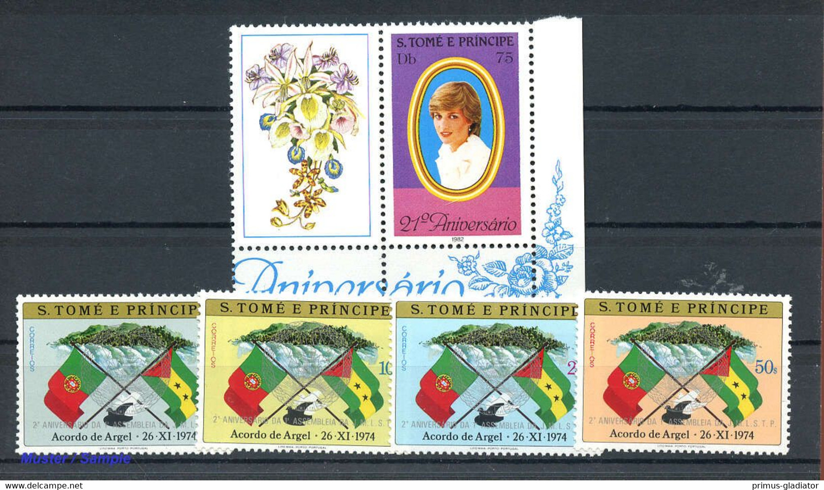 1982, St. Thomas Und Prinzeninseln, 793-96 U.a., ** - Sao Tomé Y Príncipe