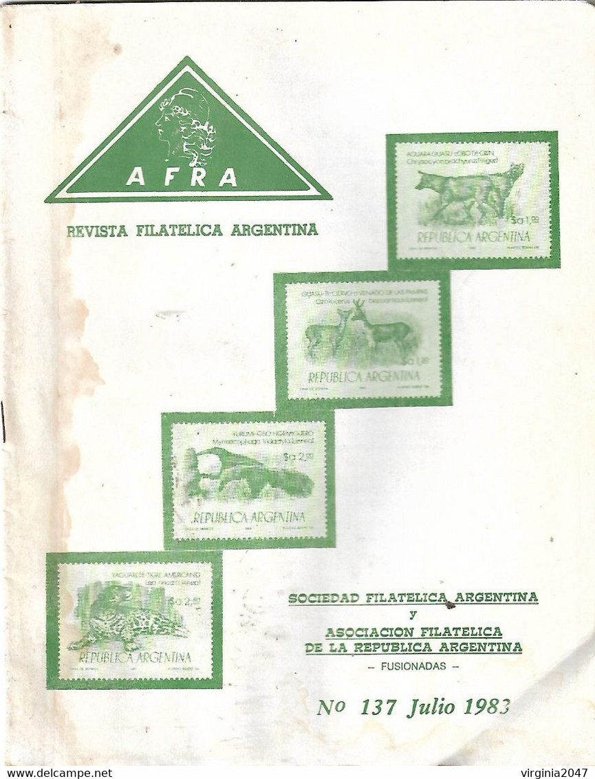 Revista Filatelica N° 137-S.F.A Y A.F.R.A. Fusionadas - Espagnol (àpd. 1941)