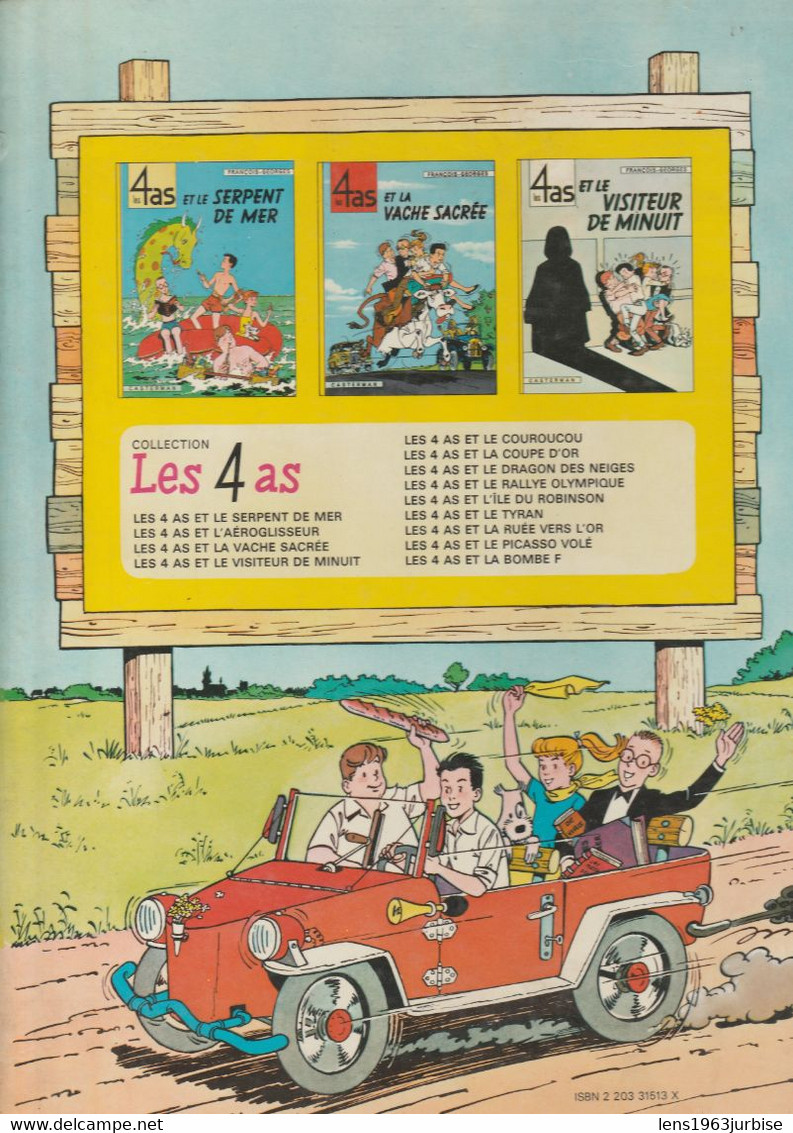 Les  4 As Et La Bombe F , Casterman 1975 - 4 As, Les