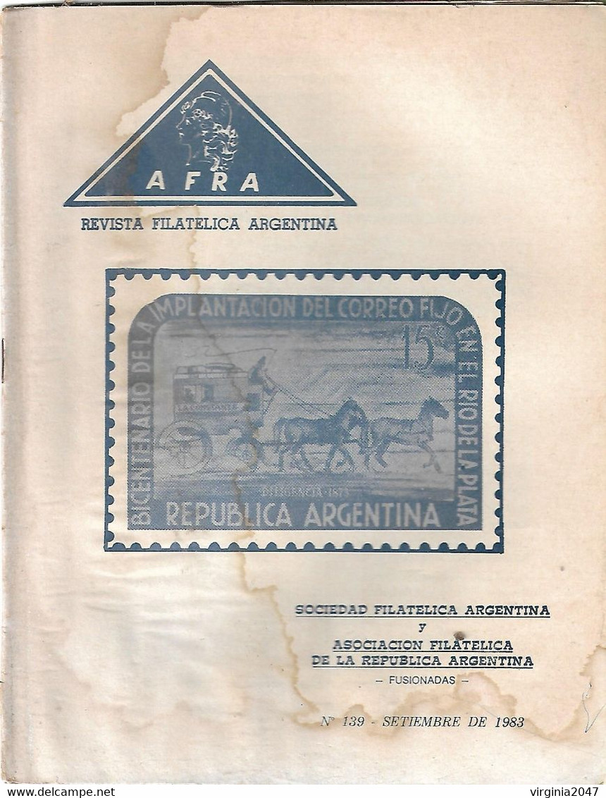 Revista Filatelica N° 139-S.F.A Y A.F.R.A. Fusionadas - Espagnol (desde 1941)