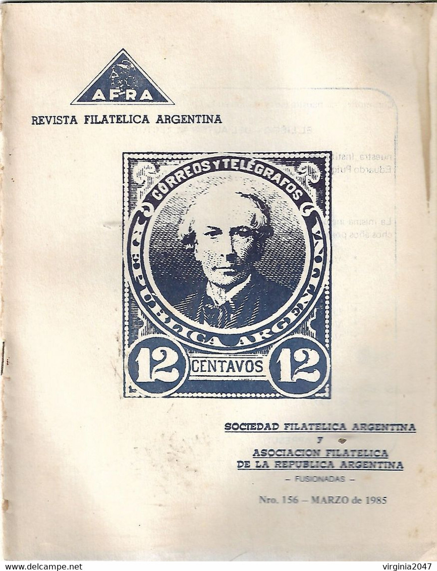 Revista Filatelica N° 156-S.F.A Y A.F.R.A. Fusionadas - Espagnol (desde 1941)