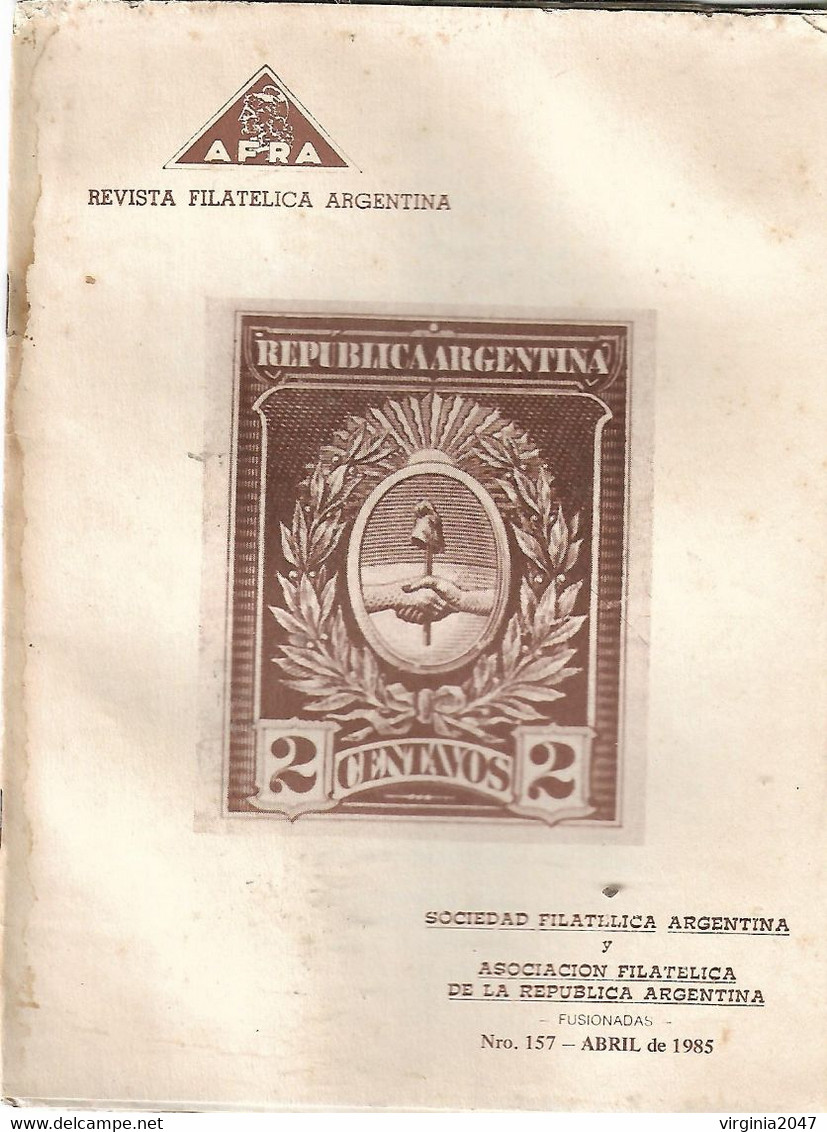 Revista Filatelica N° 157-S.F.A Y A.F.R.A. Fusionadas - Espagnol (àpd. 1941)