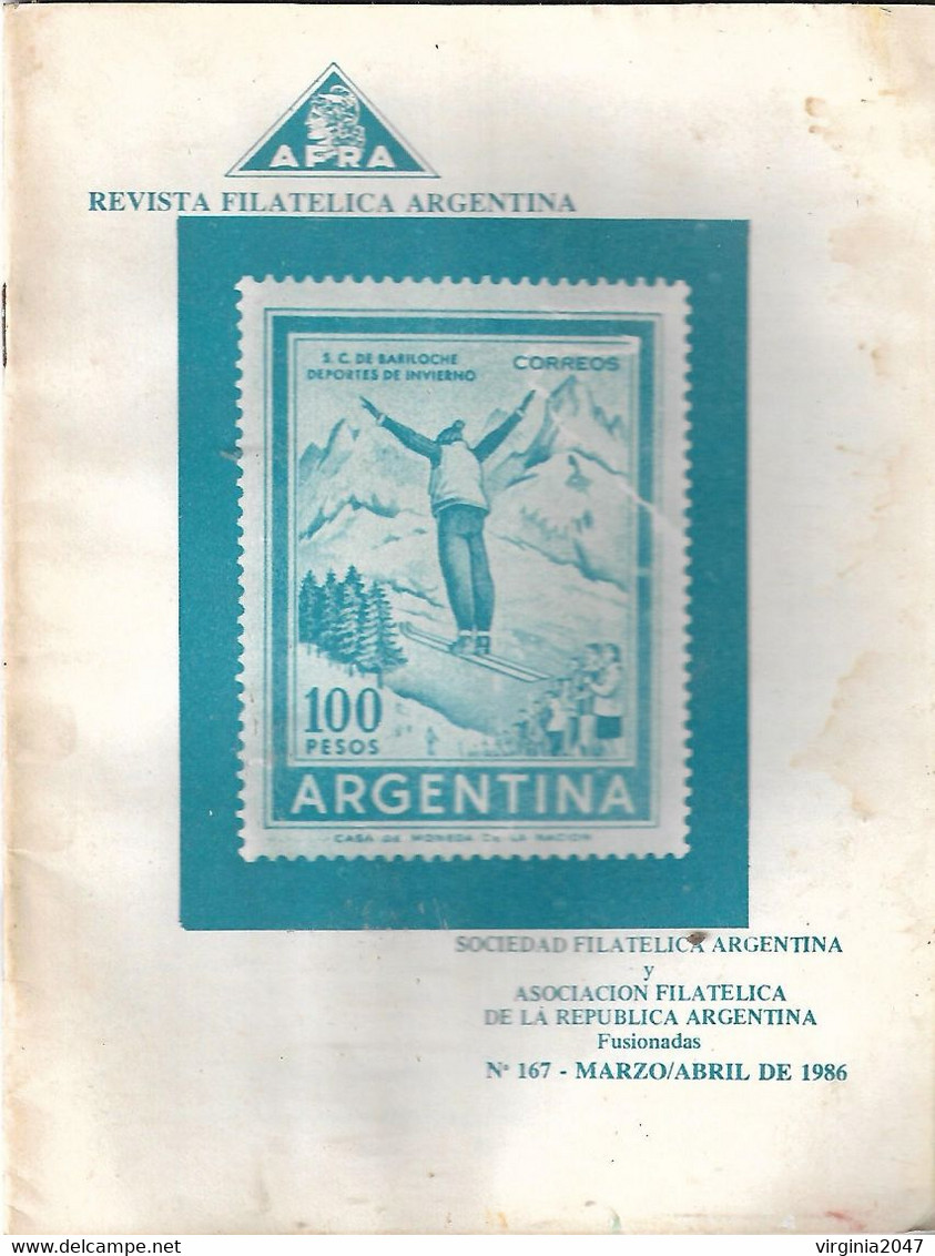 Revista Filatelica N° 167-S.F.A Y A.F.R.A. Fusionadas - Spagnolo