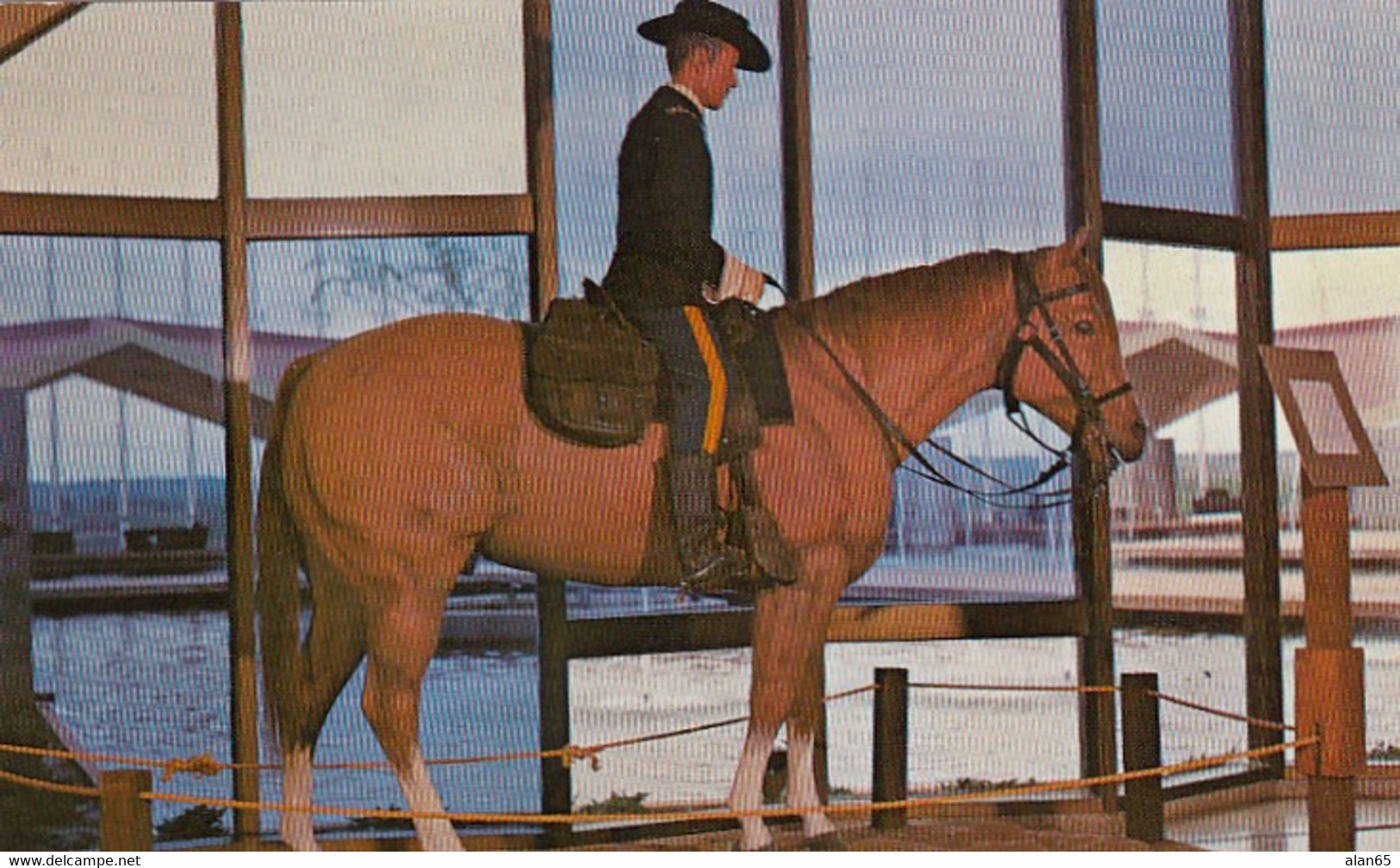 Oklahoma City OK, Cowboy Hall Of Fame Western Heritage Center Route 66, C1960s Vintage Postcard - Route '66'