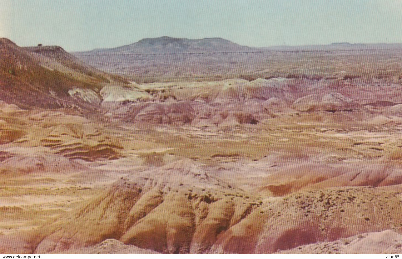 Route 66 Painted Desert In Arizona, C1950s Vintage Postcard - Ruta ''66' (Route)