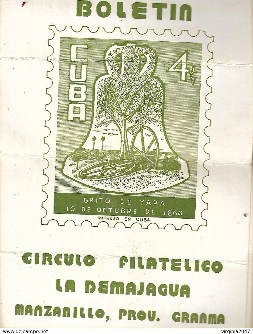 Boletin Del Circulo Filatelico LA  DEMAJAGUA Cuba - Spanisch (ab 1941)