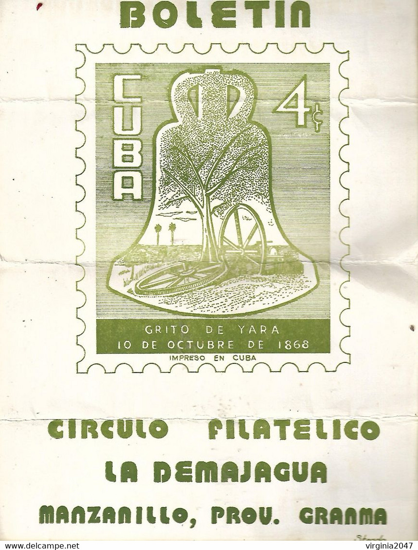 Boletin Del Circulo Filatelico LA  DEMAJAGUA Cuba - Spanish (from 1941)