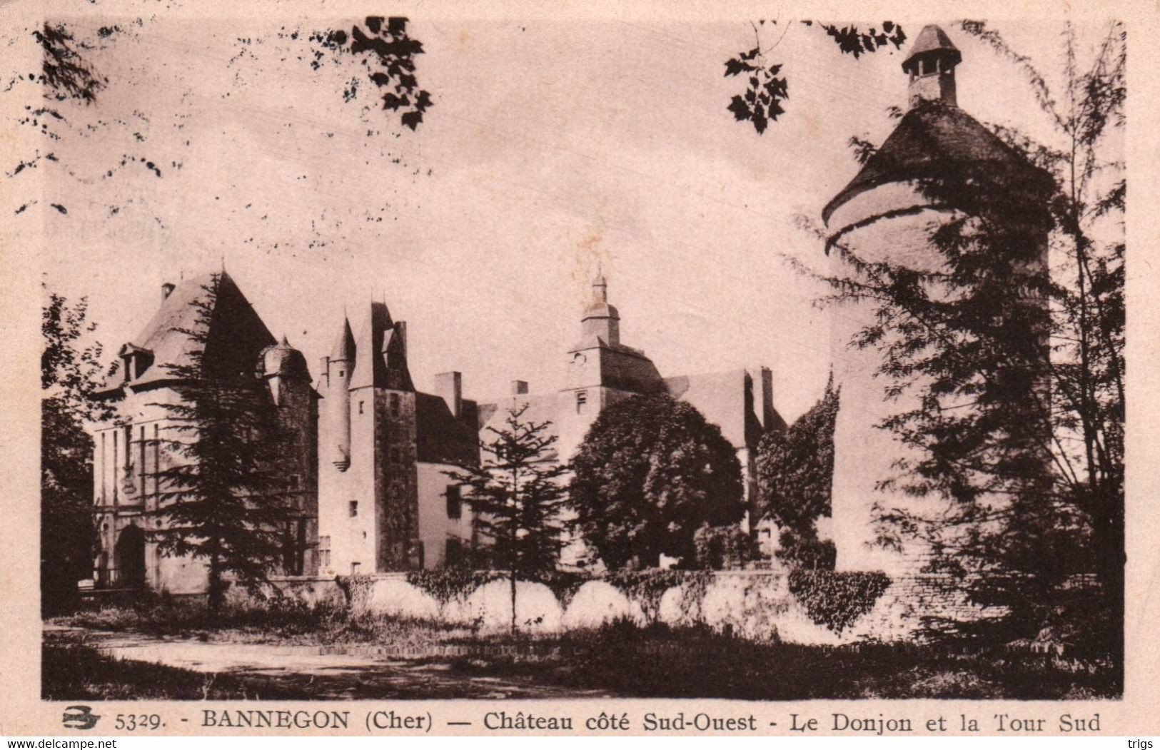 Bannegon - Château Côté Sud Ouest, Le Donjon Et La Tour Sud - Saint-Amand-Montrond