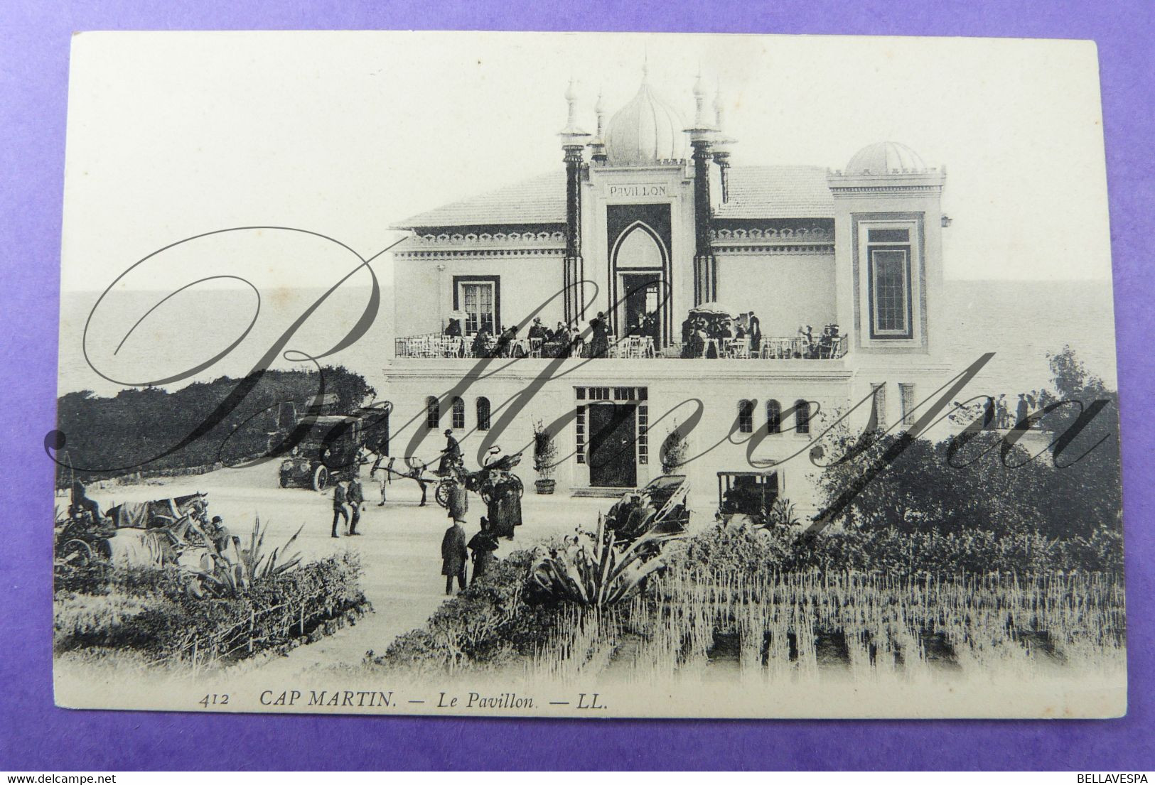 Cap Martin- La Pavillon Oriental-Monastere Laghet- Viaduc Caramel  Tramway Ligne. 3  X Cpa- D06 - Grasse