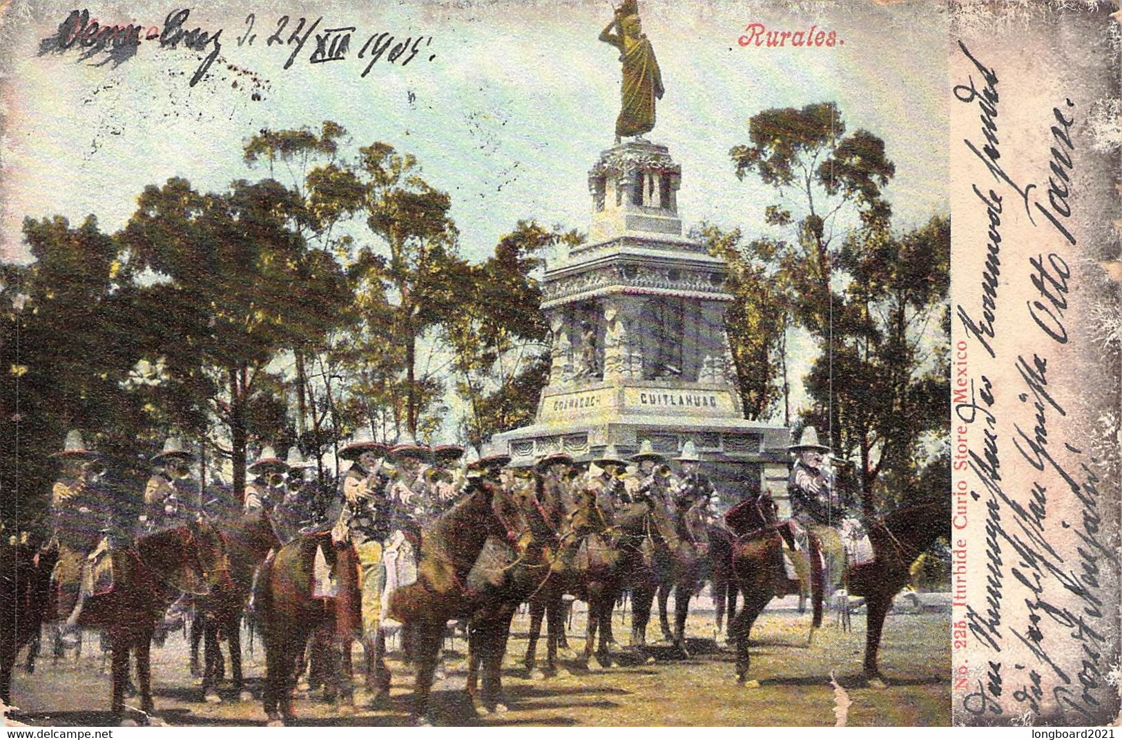 RURALES - AK 1906 ITURBIDE CURIO STORE MEXICO / P263 - Mexique