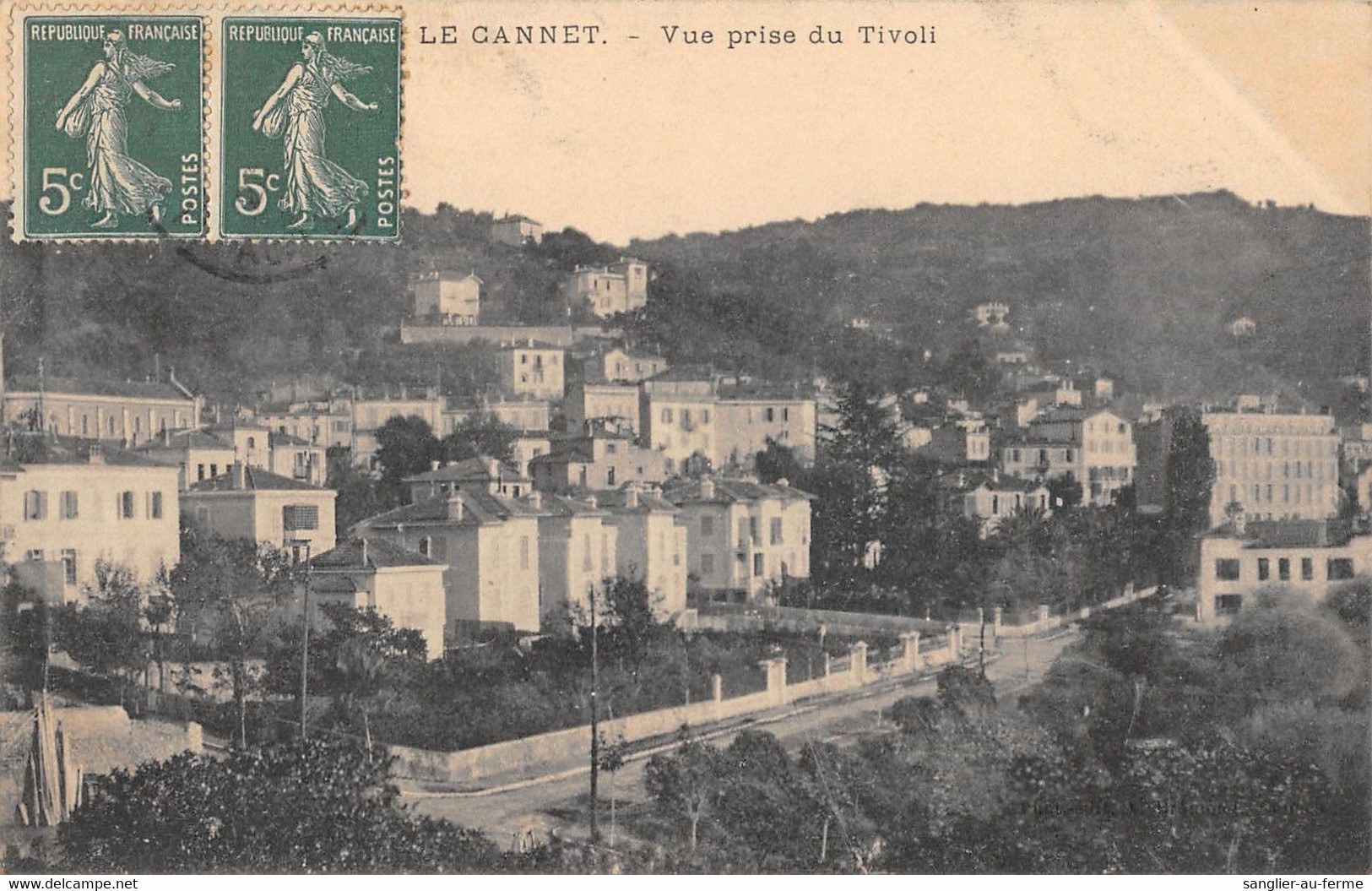 CPA 06 LE CANNET VUE PRISE DU TIVOLI - Le Cannet