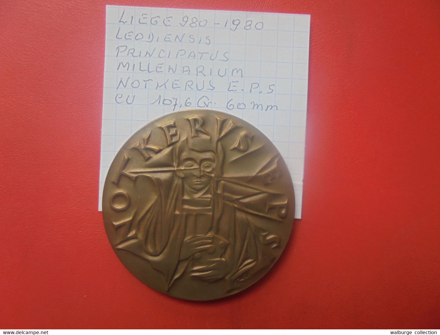 Liège Médaille Millénaire (Lire Description Sur Papier Accompagnant) (PL) - Professionali / Di Società