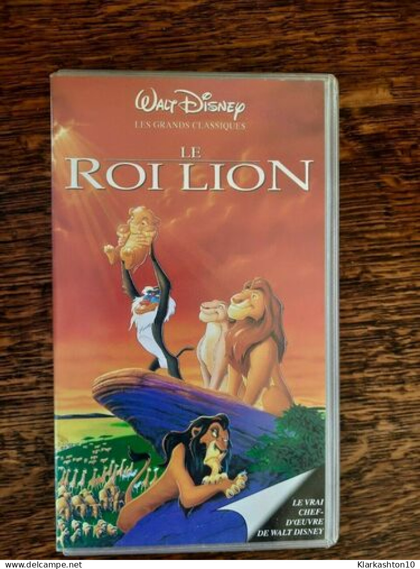 Cassette Video - Walt Disney Les Grands Classiques Le Roi Lion - Autres & Non Classés