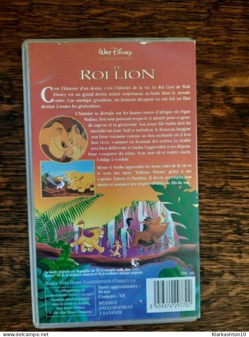 Cassette Video - Walt Disney Les Grands Classiques Le Roi Lion - Autres & Non Classés
