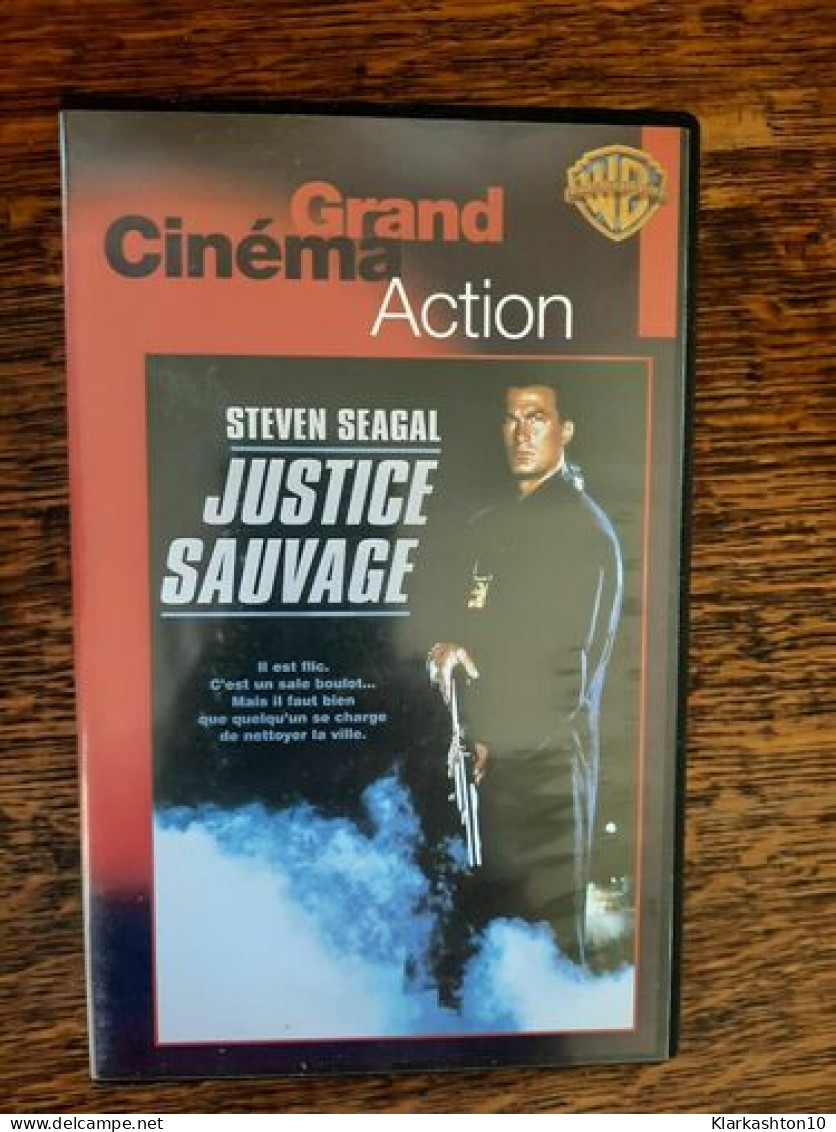 Cassette Video - Grand Cinéma Action Justice Sauvage - Avec Steven Seagal - Autres & Non Classés