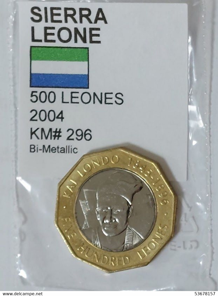 Sierra Leone - 500 Leones, 2004, Unc, KM# 296 - Sierra Leone