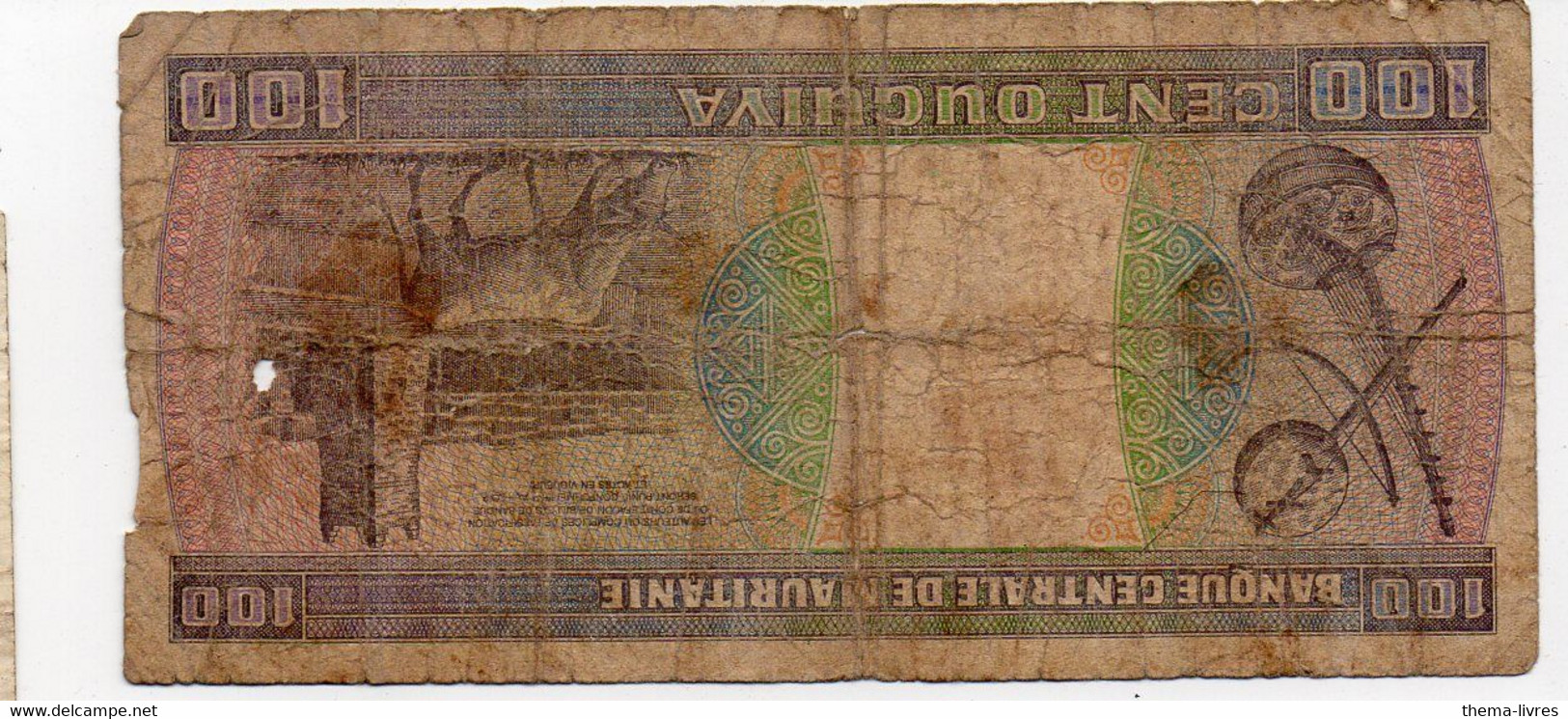 Mauritanie Billet De 100 O. (PPP35491) - Mauritania