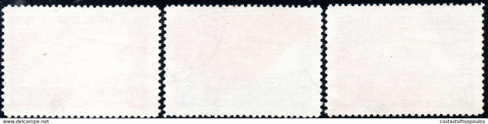 762.GREECE.1933 ZEPPELIN # 5-7 - Used Stamps