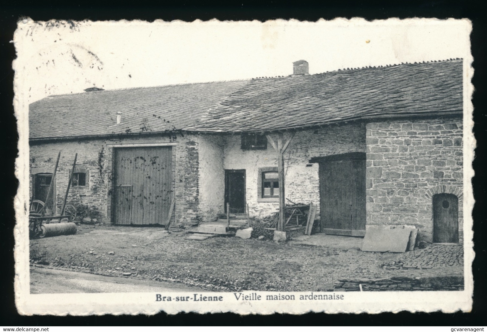 BRA SUR LIENNE  VIEILLE MAISON ARDENNAISE    2 SCANS - Lierneux