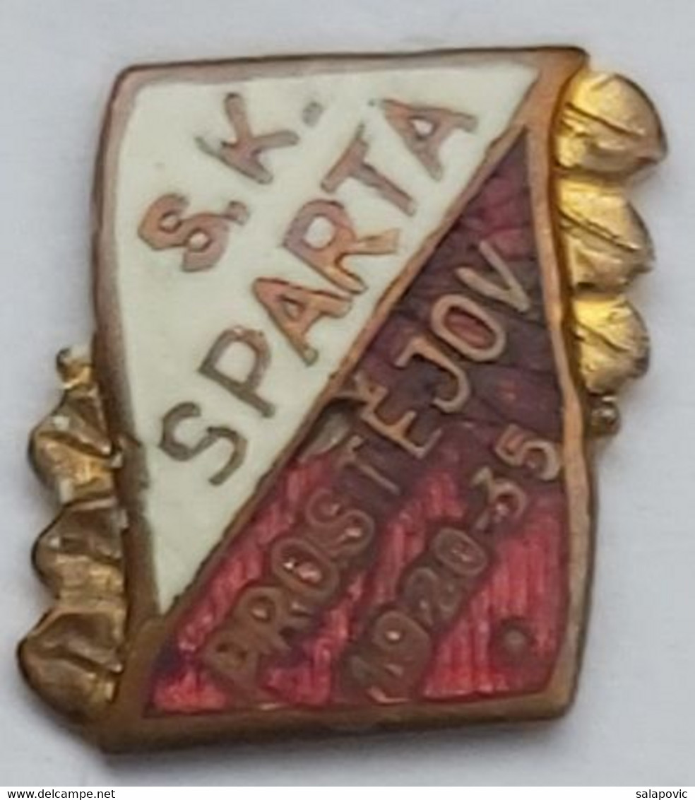 SK Sparta Prostejov, Czech Republic Football Soccer Club Fussball Calcio Futbol Futebol PINS BADGES A4/4 - Football