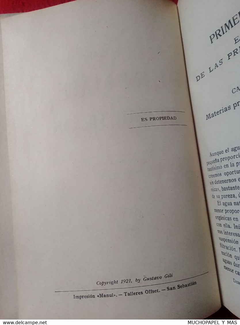 ANTIGUO LIBRO FORMULARIO DE PERFUMES Y COSMÉTICOS J. P. DURVELLE 1940 GUSTAVO GILI EDITOR BARCELONA. PARFUMS COSMÉTIQUES