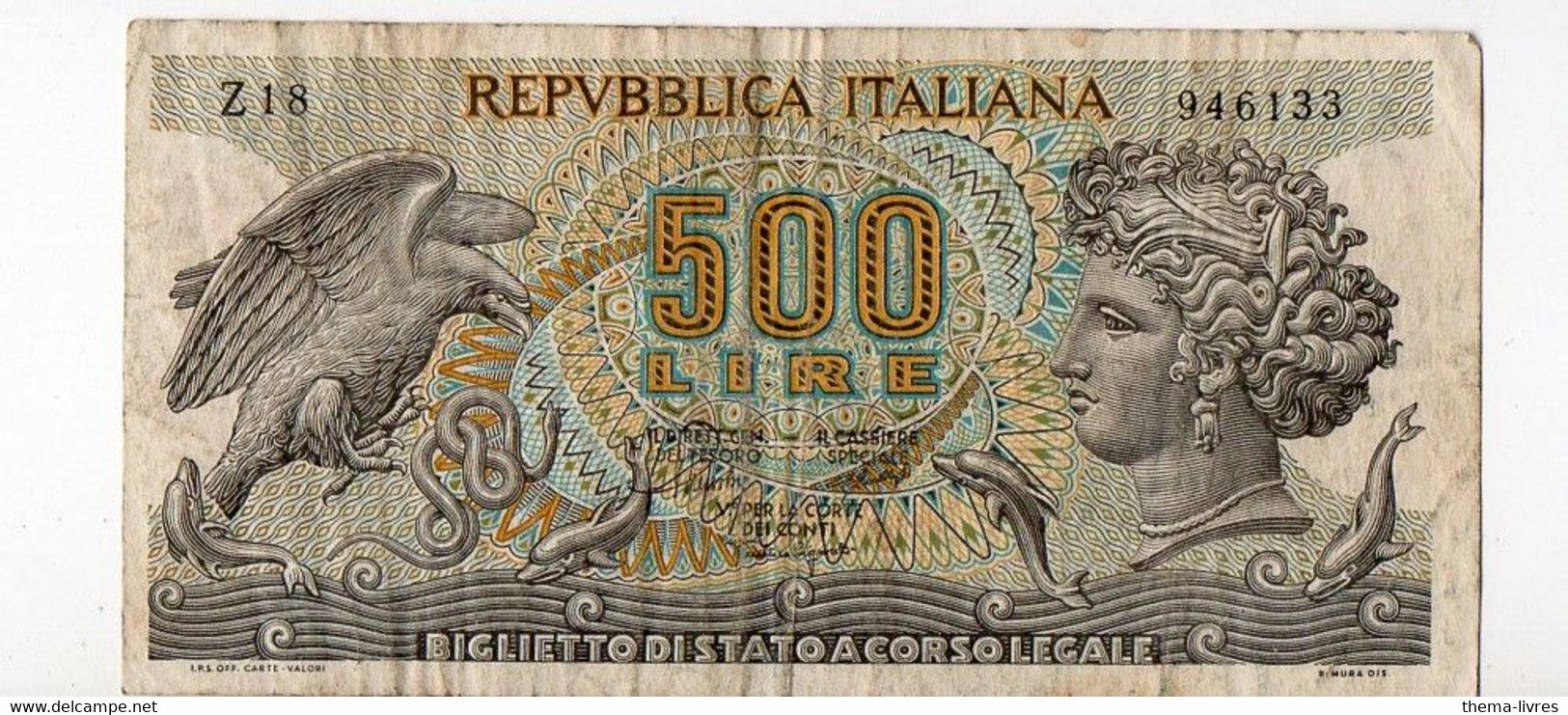 Italie Billet De 500 Lires  (PPP35493) - 500 Lire