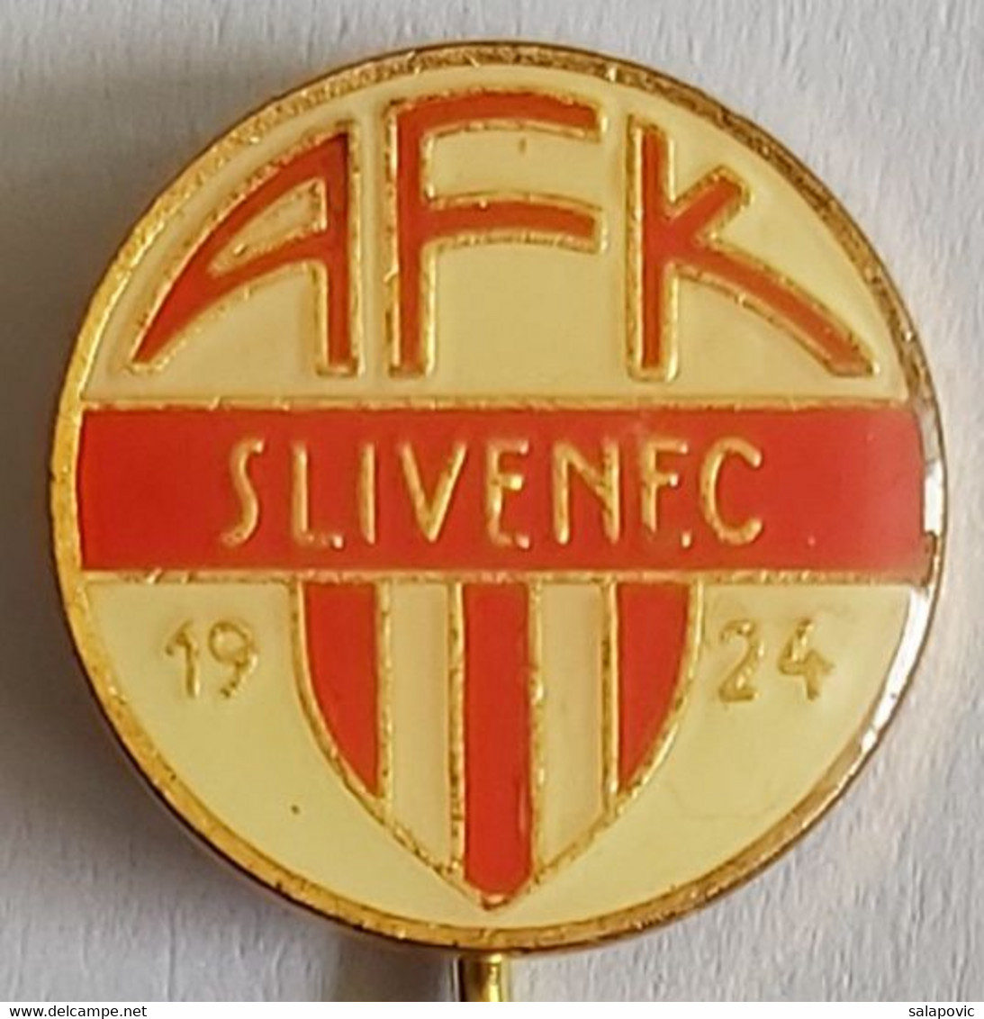 AFK Slivenec Czech Republic Football Soccer Club Fussball Calcio Futbol Futebol PINS BADGES A4/4 - Football