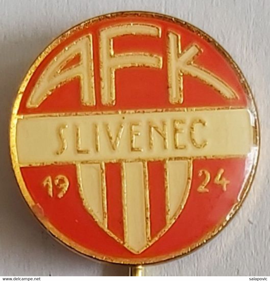 AFK Slivenec Czech Republic Football Soccer Club Fussball Calcio Futbol Futebol PINS BADGES A4/4 - Football